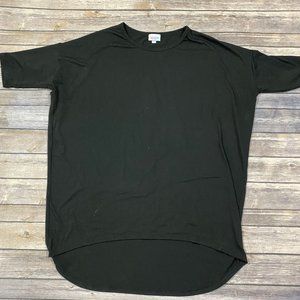 Solid Black LuLaRoe Irma Size S